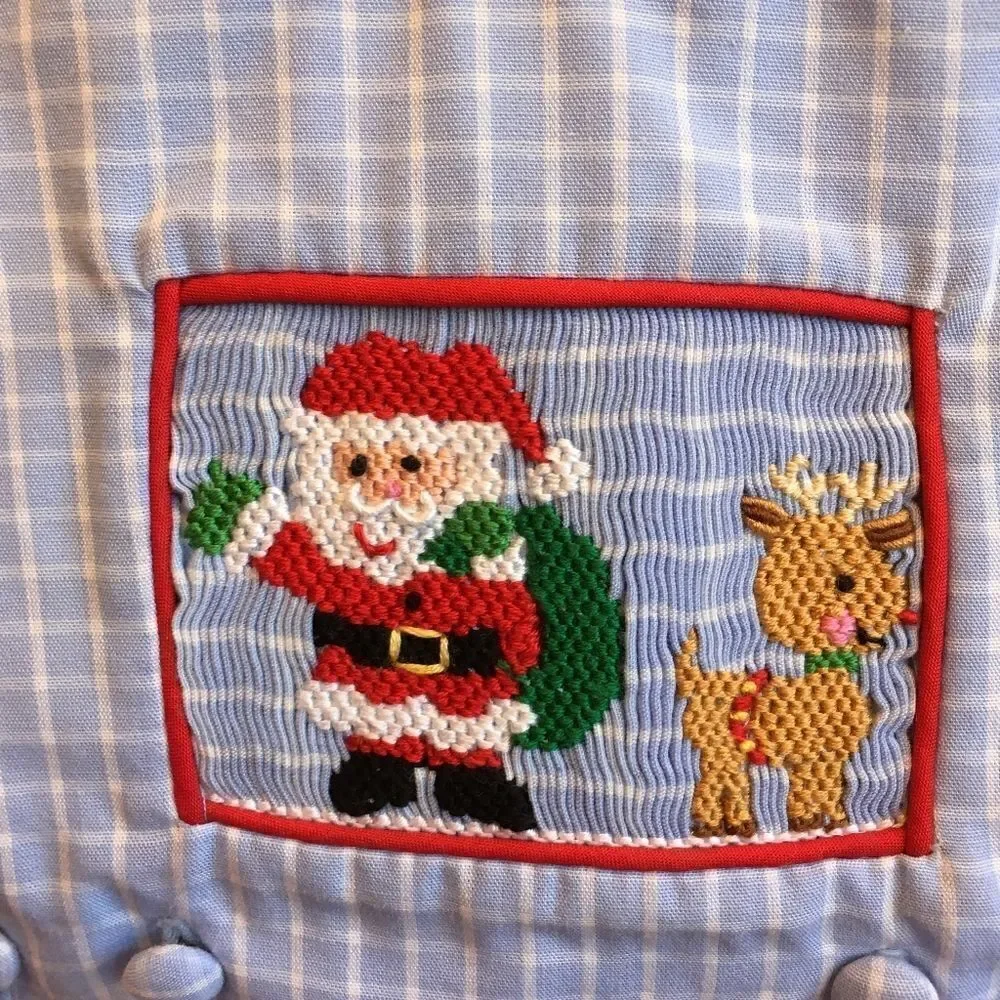 NEW WITH TAGS ZUCCINI ROMPER WITH INTERCHANGEABLE SANTA &‎ JEEP FRONTS